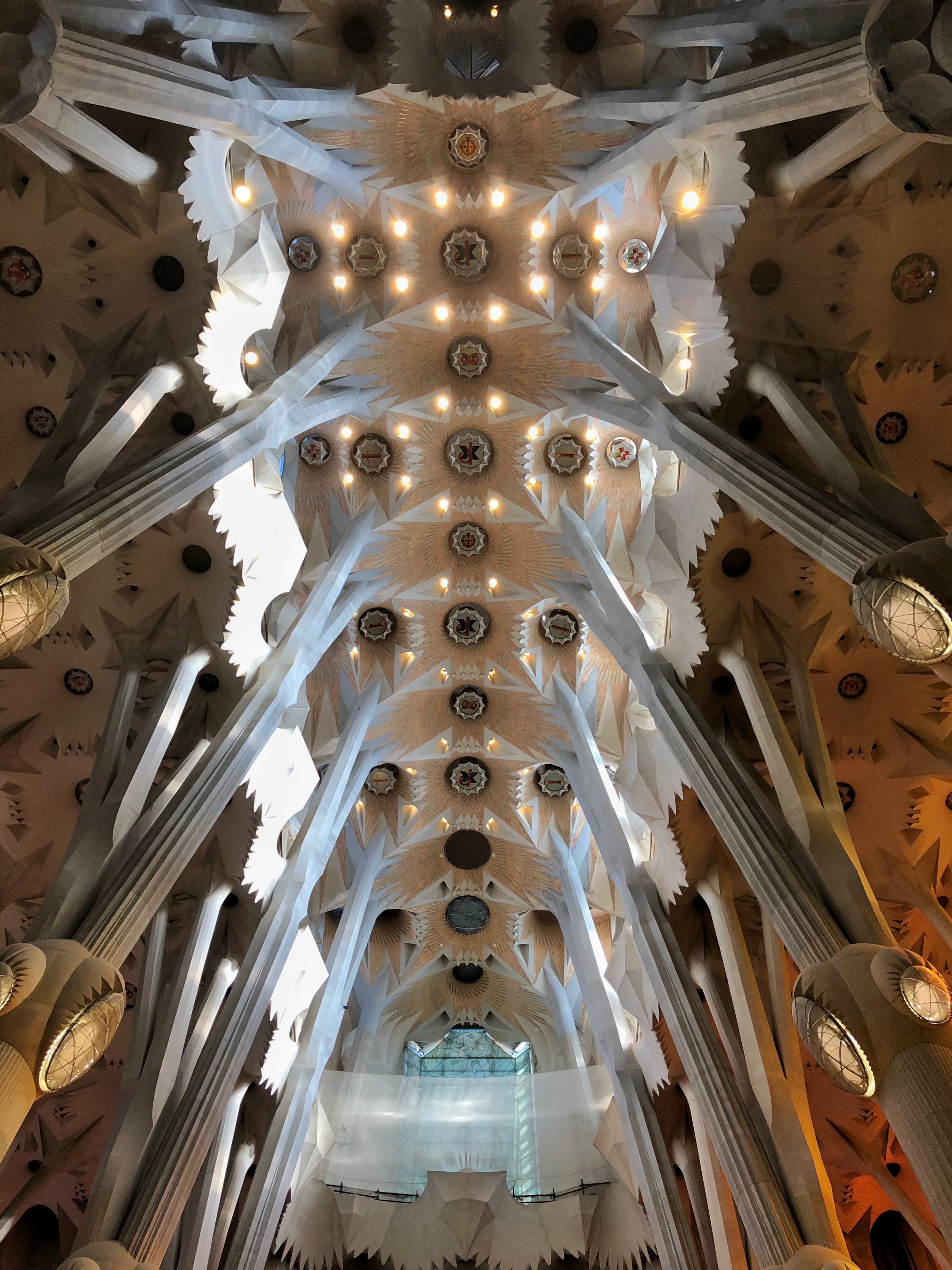 sagrada ceiling